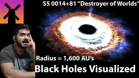 The Unbelievable Scale Of Black Holes Visualized Reallifelore Cg