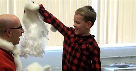 military dad surprises son for christmas