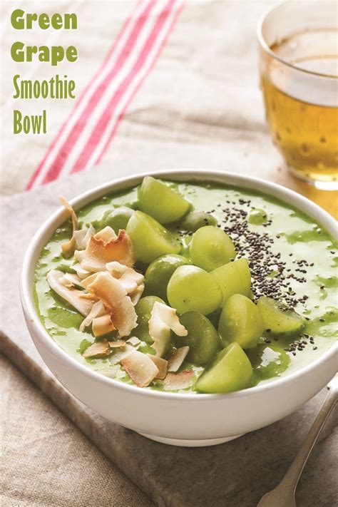 Green Grape Smoothie Bowl Recipe Vegan And Paleo Go Dairy Free