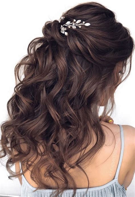 35 Half Up Half Down Wedding Hairstyles For 2022 Page 3 Of 3 Hi