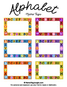 Order the uk's best name labels here. Free Printable Kids Name Tags