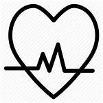 Health Heart Beat Icon Science Icons Line