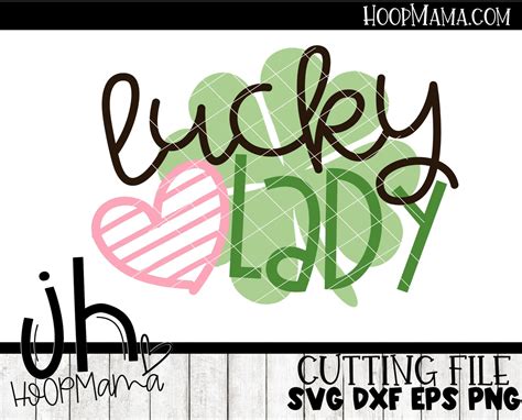 Lucky Lady 2 Embroidery And Cutting Options Hoopmama