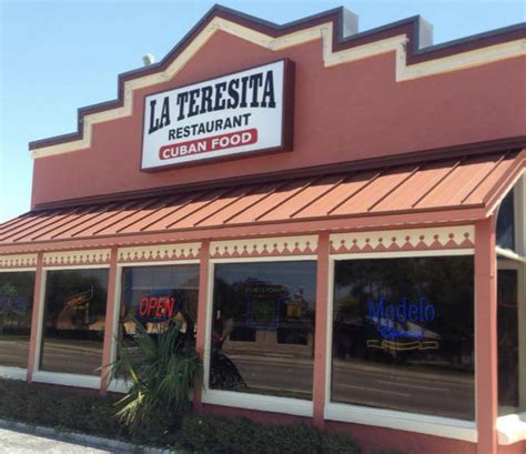 Where To Eat In Tampa Bay La Teresita Restaurant