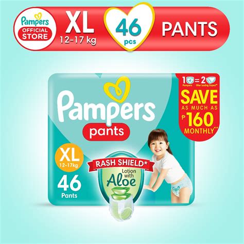Pampers Baby Dry Pants Diapers Xl 46s X 1 Pack 46 Pcs Shopee