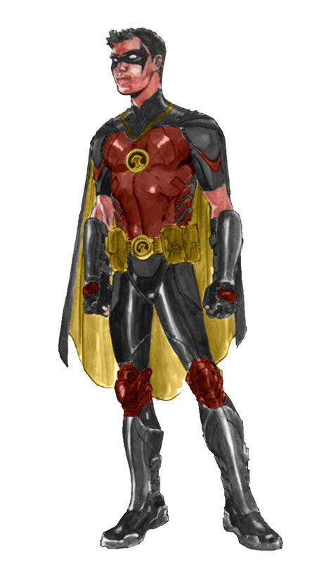 Red Robin Rebirth Redesign By Trickarrowdesigns Batman Illustration