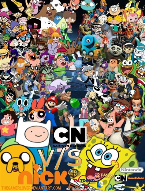 Cartoon Network Vs Nickelodeon Cartoon Wallpaper Character Wallpaper