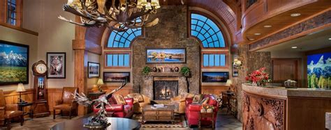 An hour from yellowstone national park. Step into western luxury at the Wyoming Inn of Jackson ...