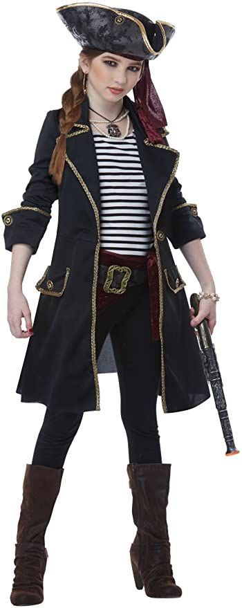 High Seas Captain Girls Costume Pirate Girl Costume Girl Costumes