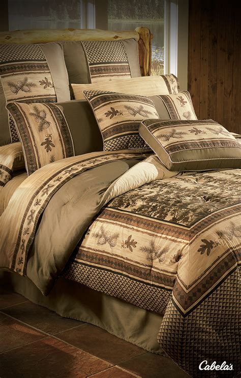 Woods cabins fishing resort is located in northern ontario on 8 acres with a rare white sandy beach shoreline. Cabela's Grand River Lodge™ Alpine Trail Comforter Sets | Log cabin decor, Cabin decor