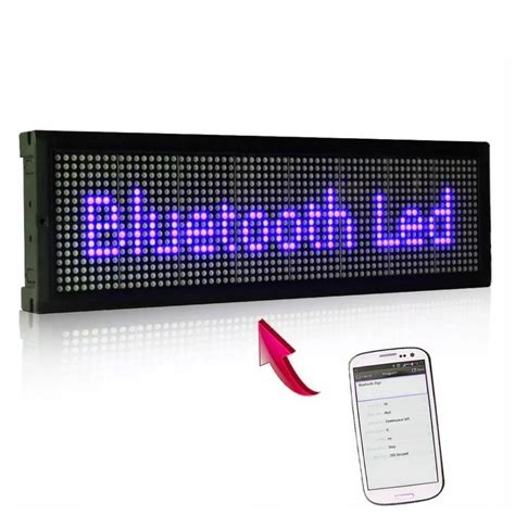 207x 63inch Remote Control Bluetooth Blue Display Indoor Programmable