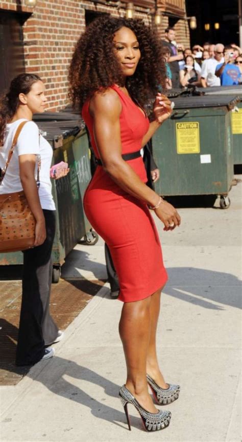 Serena Williams In Red Dress 10 Gotceleb
