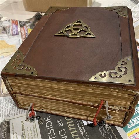 Leather Practical Magic Style Herb Book And Book Of Shadows Etsy