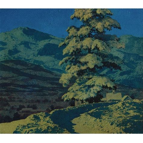 Maxfield Parrish Study For Moonlight Deep Snow Circa 1944 Mutualart