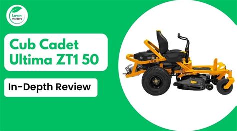 Cub Cadet Ultima Zt1 50 Review Zero Turn Mower For Any Yard