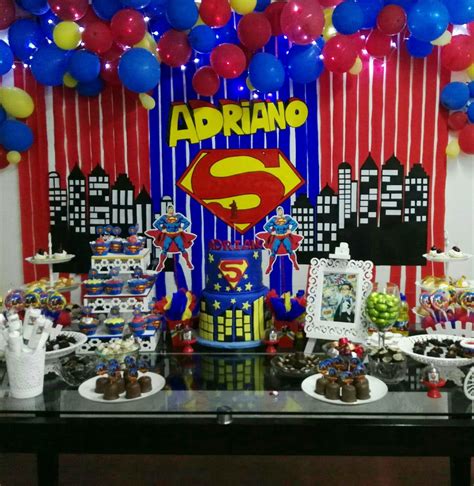Birthday Decorations Birthday Party Themes Superman Birthday Party