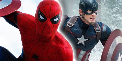 Spider Man A New Avenger Wields Cap S Shield In Bts Photo
