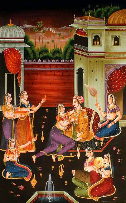 Mughal Harem Exotic India Art