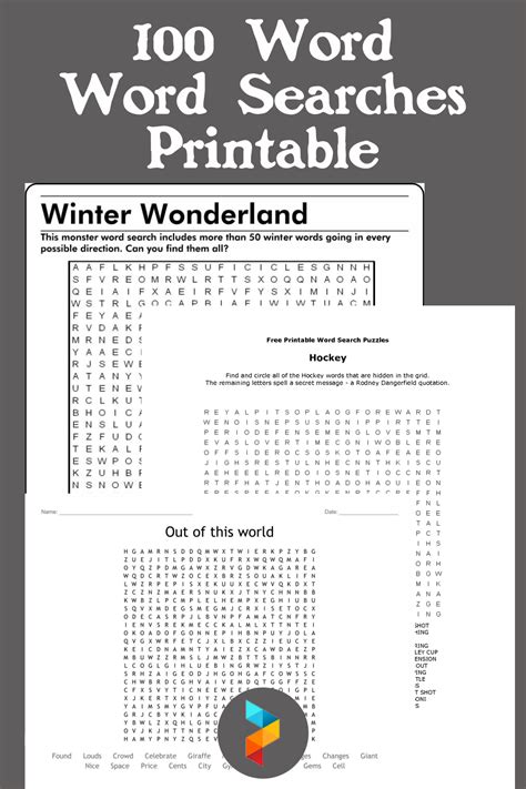 100 Word Search Printable Word Search Printable Free For Kids And Adults