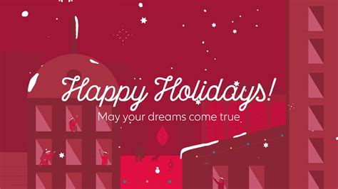 Happy Holidays Banner 