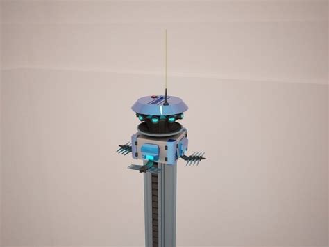 Sci Fi Locator 3d Model Cgtrader
