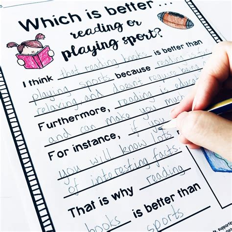 Fourth Grade Opinion Writing Prompts Terrific Teaching Tactics