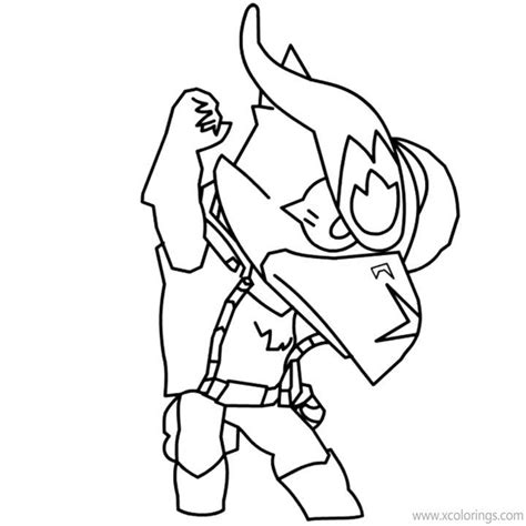 Phoenix Crow Brawl Stars Coloring Pages Star Coloring Pages Cartoon