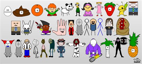 Newgrounds Characters Animated 4 By 53xy83457 On Deviantart