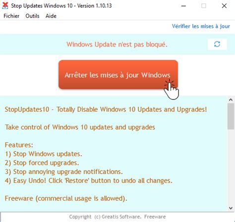 Windows 10 Désactiver Les Mises à Jour De Windows Update Le Crabe Info