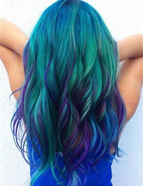 25 mesmerizing mermaid hair color ideas mermaid hair color latest hair color peacock hair color