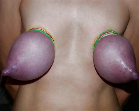 Breast Bondage Purple Tits
