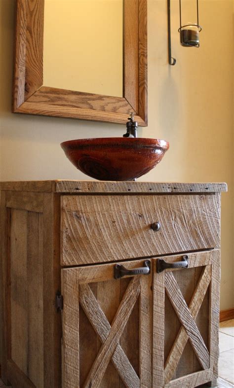 Your Custom Rustic Barn Wood Vanity Or Cabinet By Timelessjourney