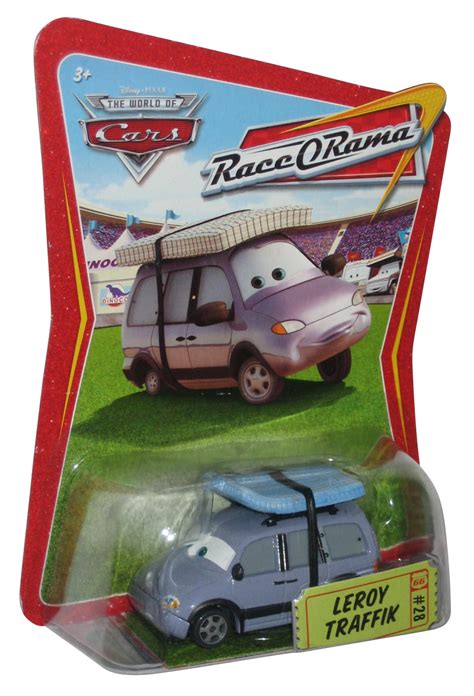 Disney Pixar Cars Movie Leroy Traffik Race O Rama Mattel Die Cast Toy