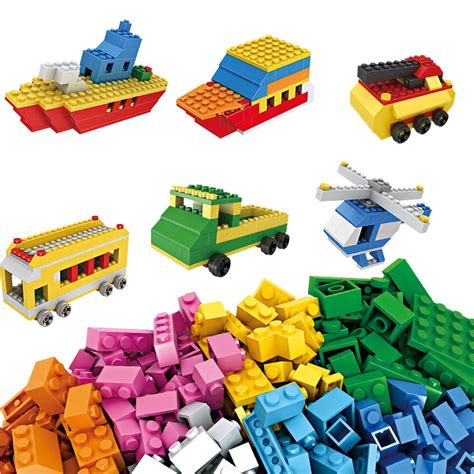 1000 Pcs Educational Building Bricks Set Diy Creative Bricks Toys For
