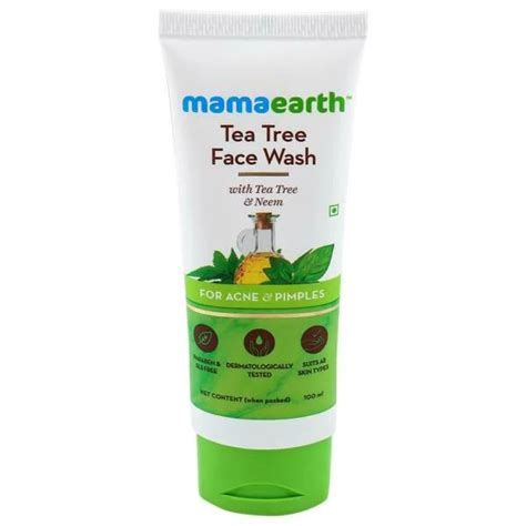 Mamaearth Tea Tree Natural Face Wash Ml Jiomart