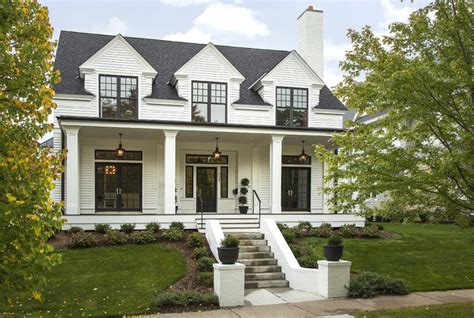 Modern Colonial Four Square Transitional Exterior Minneapolis