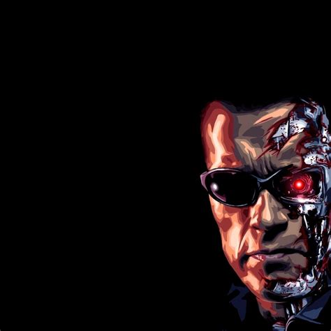 1080x1080 Terminator Robot Face 1080x1080 Resolution Wallpaper Hd