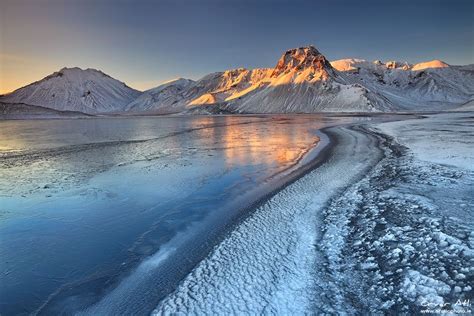 King Winter Lake Kýlingavatn In Landmannalaugar Iceland Iceland