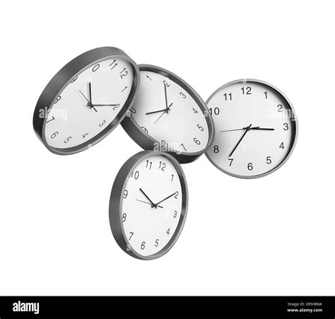 Collage Numbers Clocks Black And White Stock Photos And Images Alamy