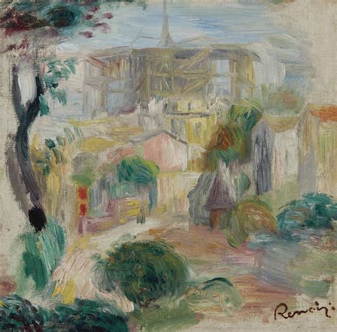 Pierre Auguste Renoir 1841 1919 Vue Du Sacré Cœur Christies
