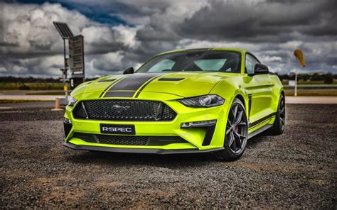 Download Wallpapers Ford Mustang Gt Fastback R Spec 4k Hdr 2019 Cars