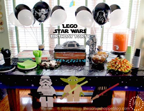 Lego Star Wars Birthday Party The Scrap Shoppe