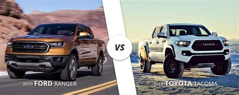 Comparing The 2019 Toyota Tacoma To The 2019 Ford Ranger Westbury