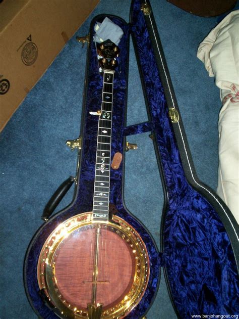 Ome Sweetgrass Megatone Gold Plated Used Banjo For Sale At