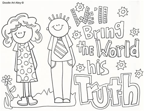 Missionary Coloring Pages At Free Printable