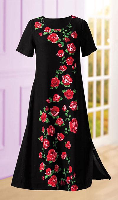 Garden Of Red Roses Dress The Paragon