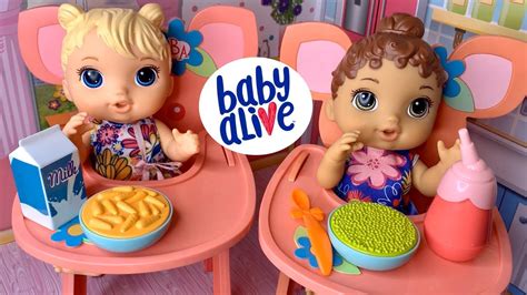 Baby Alive Lil Sounds Feeding In The High Chair Baby Alive Video Youtube