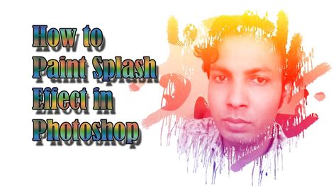 How To Paint Splash Effect In Photoshop CS Photoshop Tutorial YouTube