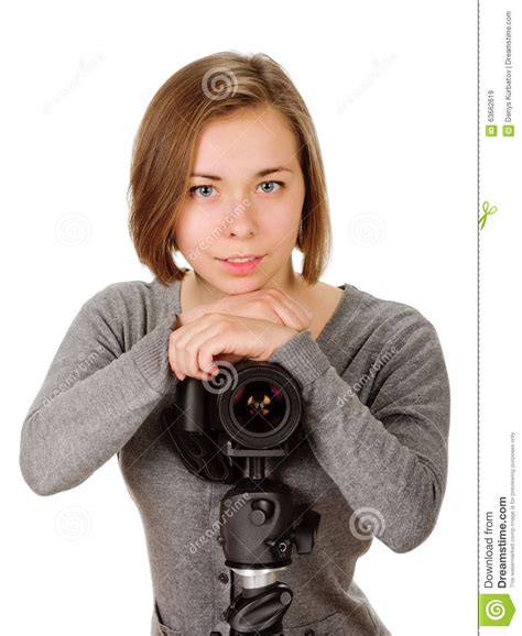 Beauty Photographer Woman Stock Image Image Of Photographer 63662619