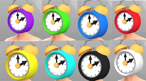 Clock Head By Kneph At Mod The Sims Sims 4 Updates